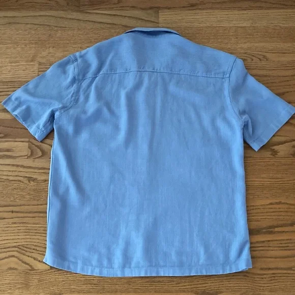 Zara Light Blue Casual Button Down Shirt - Picture 3 of 5